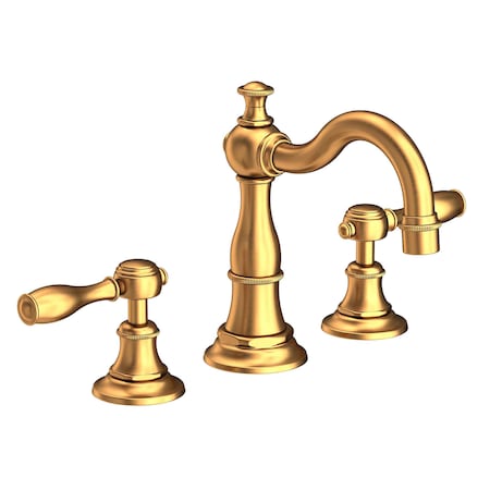Newport Brass Widespread Lavatory Faucet in Satin Gold (Pvd) 1770-24S